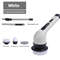 Electric Cleaning Brush Two Gear Cordless Rotary Floor Scrubber With Adjustable Extension Handle 7