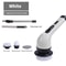 Electric Cleaning Brush Two Gear Cordless Rotary Floor Scrubber With Adjustable Extension Handle 7