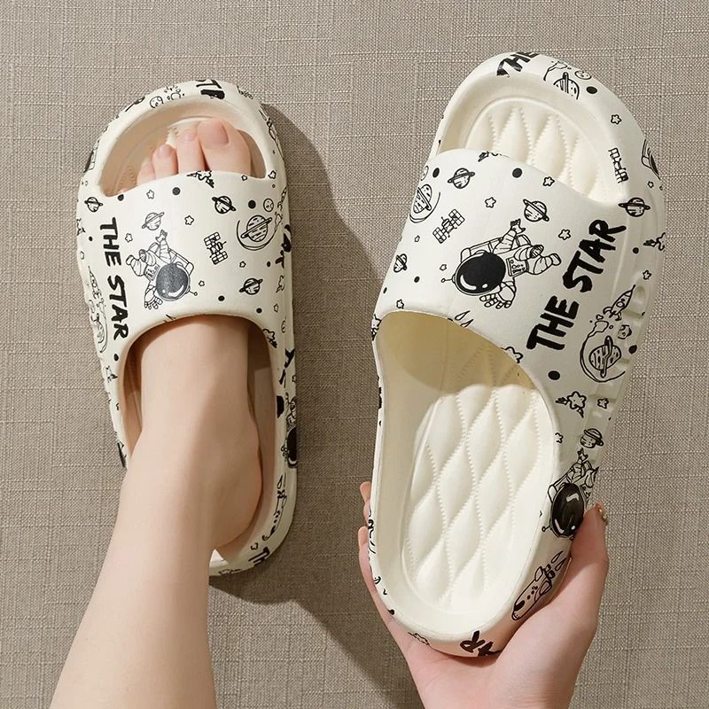 Women Summer Outdoor Indoor Non Slip Slippers Bathroom Shower Casual Household Slides 6