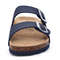 Comwarm Leather Cork Footbed Slides Adjustable Buckle Unisex Sandals 3