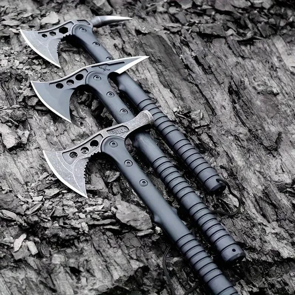 Portable Multifunctional Survival Axe With Hammerhead And High Toughness Handle 0