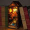 DIY Book Nook Shelf Insert Kit Wooden Miniature Room Dollhouse Decor 3