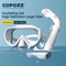 COPOZZ Professional Diving Mask Full Vision Snorkel Set Anti Fog Swimming Gear 0