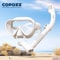 COPOZZ Professional Diving Mask Full Vision Snorkel Set Anti Fog Swimming Gear 12