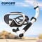 COPOZZ Professional Diving Mask Full Vision Snorkel Set Anti Fog Swimming Gear 14