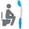 Toilet Aids For Wiping Long Handle Self Wipe Assist Holder With Toilet Paper Grip 4