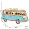 Retro Wooden Campervan 3D Car Puzzle DIY Model For Children 3