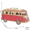 Retro Wooden Campervan 3D Car Puzzle DIY Model For Children 4