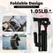 Folding Walking Cane With LED Light Adjustable Lightweight Collapsible Anti Slip Quad Base 1