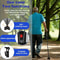 Folding Walking Cane With LED Light Adjustable Lightweight Collapsible Anti Slip Quad Base 4