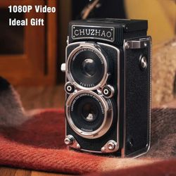 chuzhao vintage mini digital camera 12mp 1080p vlogging gift for teens adults kids