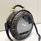 Luxury Designer Clock Shaped PU Leather Shoulder Bag For Women 5