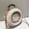 Luxury Designer Clock Shaped PU Leather Shoulder Bag For Women 8