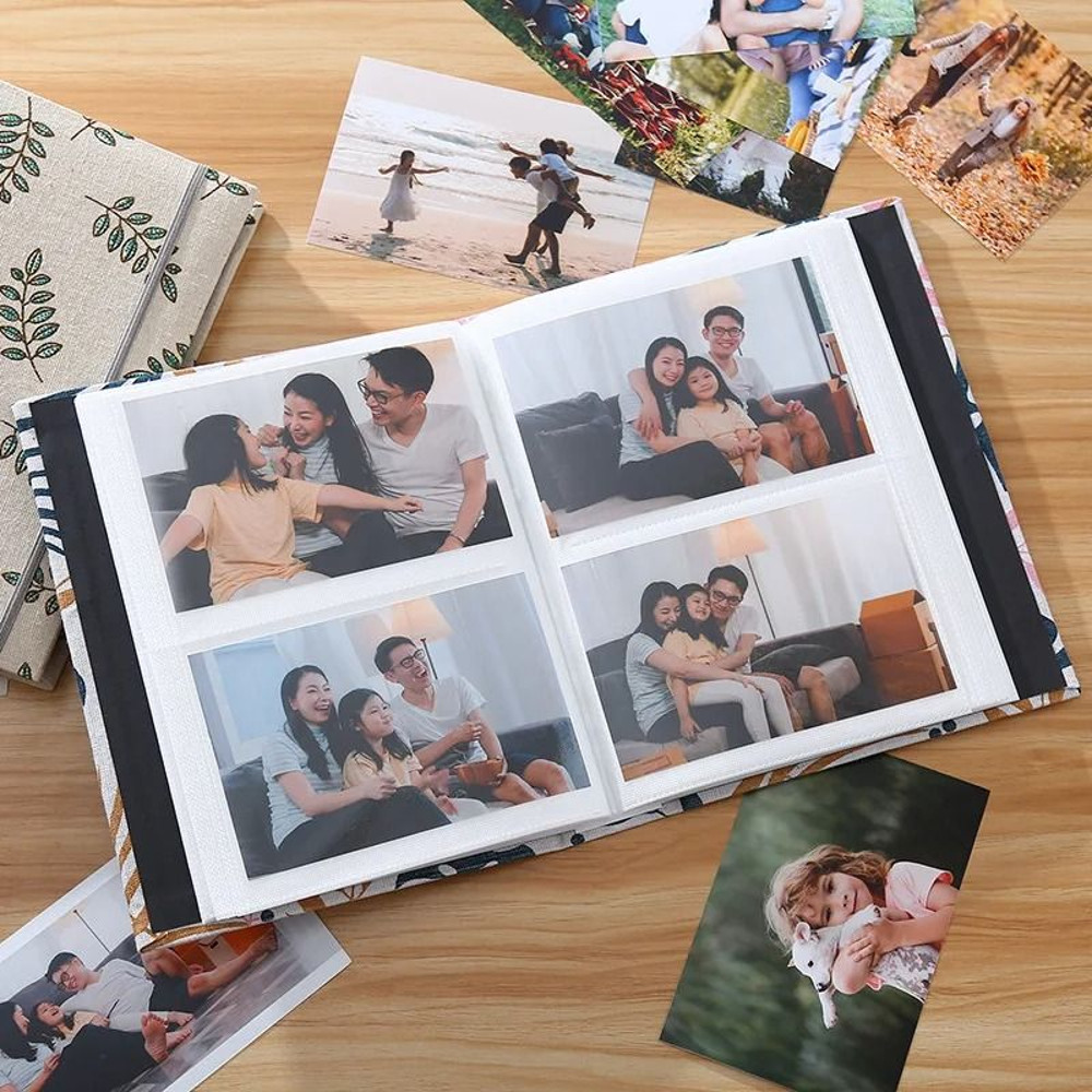 Large Capacity Fabric Photo Album With 200 Pages For Family Memories And Keepsakes 2