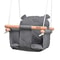 Baby Canvas Swing Chair Hanging Wooden Swing For Indoor And Outdoor Use 3