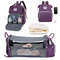 3 In 1 Diaper Bag Backpack With Foldable Baby Bed And USB Charging Port 12