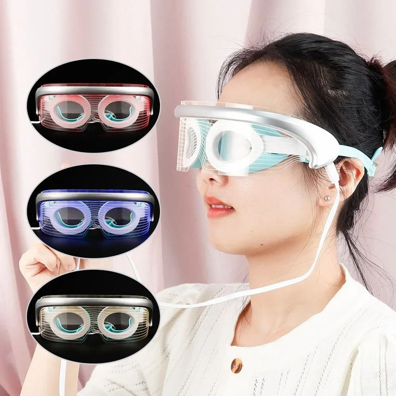 LED Photon Eye Massager For Skin Tightening Hot Compress And Vibration Therapy 4