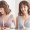 Womens Summer Cotton Thin Front Buckle Bra With Clustering Support And Comfortable Vest Style Under 3