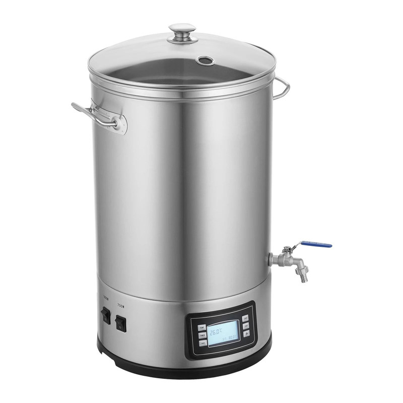 Electric Brewing System 8 Gallon Stainless Steel Home Beer Brewing Stock Pot 0
