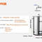 Electric Brewing System 8 Gallon Stainless Steel Home Beer Brewing Stock Pot 6