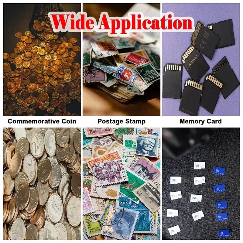 200 Pocket PU Leather Coin Collection Album With 10 Pages  Storage For Paper Currency 4