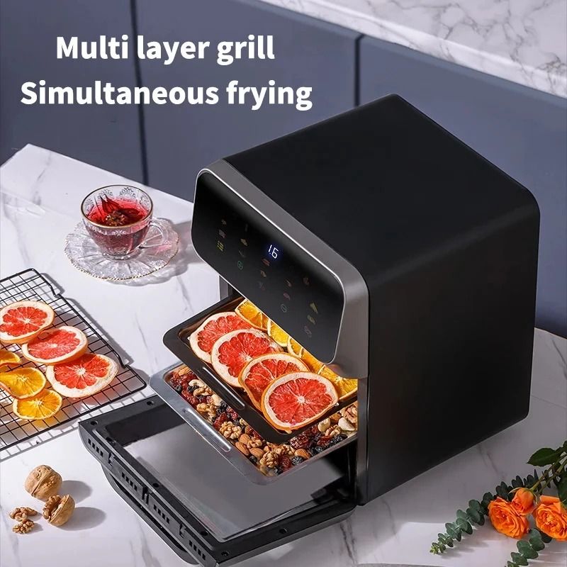 10 L Electric Air Fryer Oven With Touchscreen 360 Degrees Convection  Auto Clean Function 1