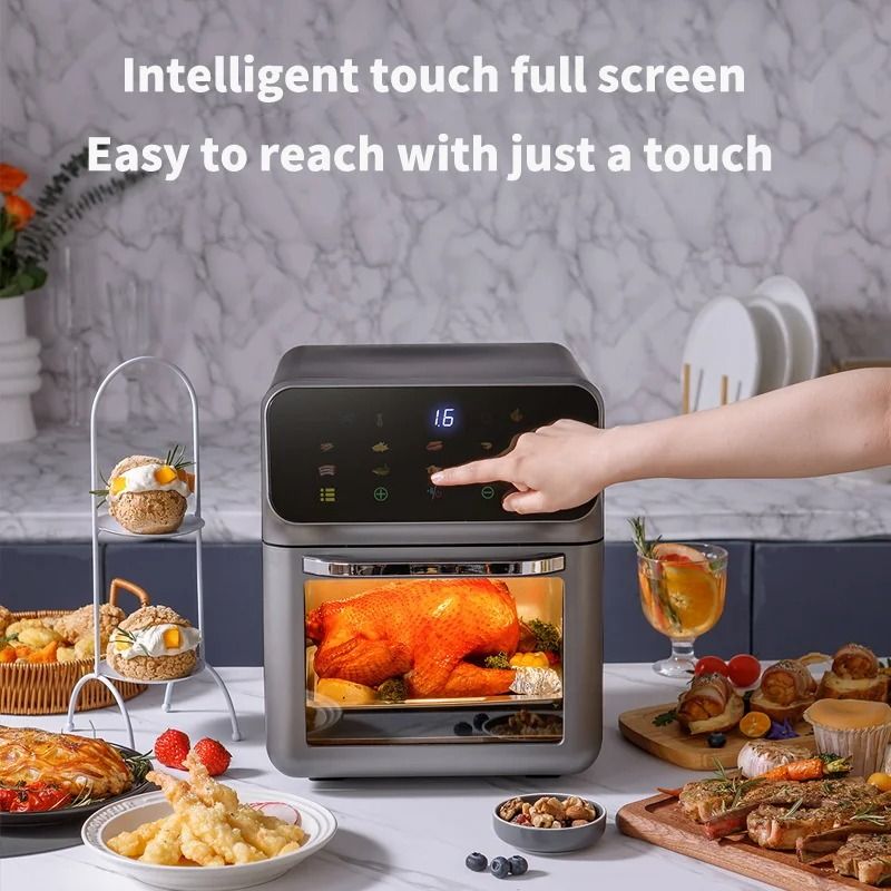 10 L Electric Air Fryer Oven With Touchscreen 360 Degrees Convection  Auto Clean Function 2