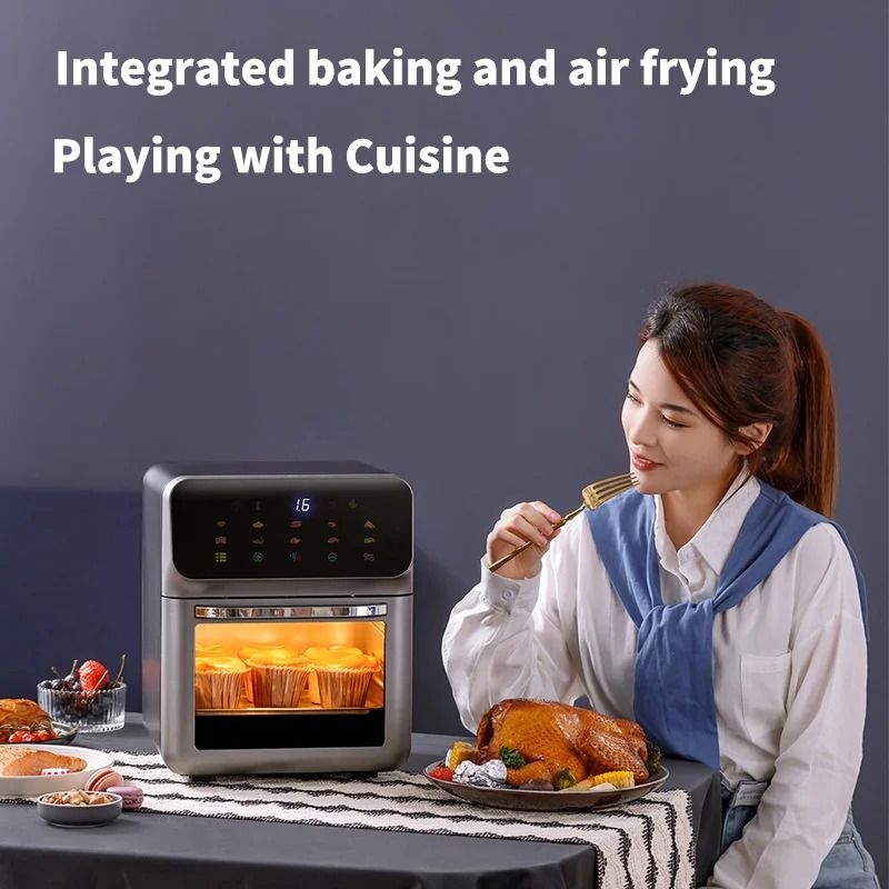 10 L Electric Air Fryer Oven With Touchscreen 360 Degrees Convection  Auto Clean Function 4