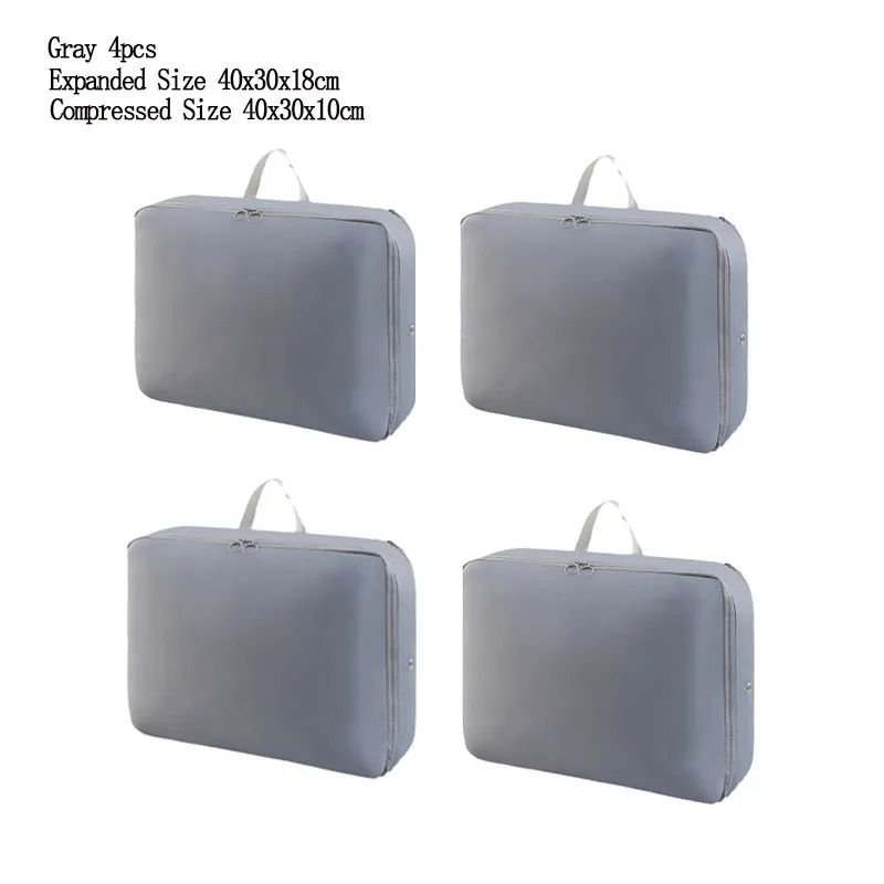 4 Pack Compression Storage Bags For Clothes Jackets And Quilts 9