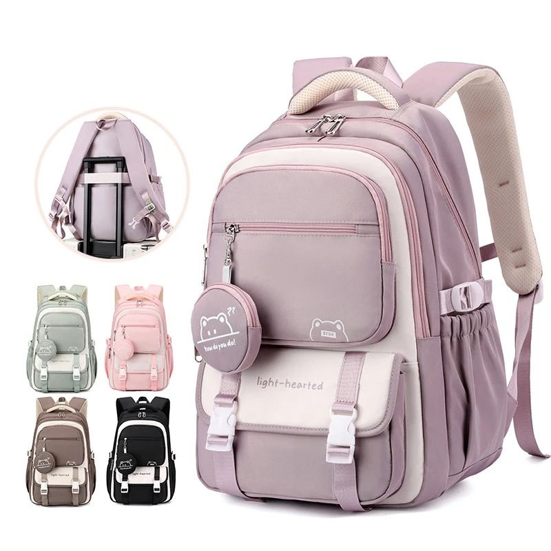 Lightweight Waterproof Girls School Backpack Fashion Travel Bag 0