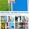 Durable PVC Pool Filter Pump Adapter 32mm Plunger Valve Replacement For Outdoor Pool Accessories 3