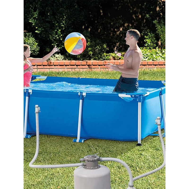 Durable PVC Pool Filter Pump Adapter 32mm Plunger Valve Replacement For Outdoor Pool Accessories 4