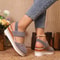 Womens Closed Toe Wedge Espadrille Sandals With Ankle Strap And Platform Heel 3