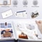 Linen Photo Album Self Adhesive Scrapbook Album For Pictures 4