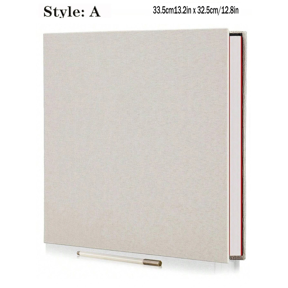 Linen Photo Album Self Adhesive Scrapbook Album For Pictures 7