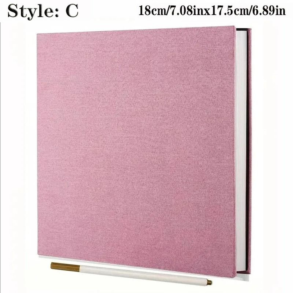 Linen Photo Album Self Adhesive Scrapbook Album For Pictures 15