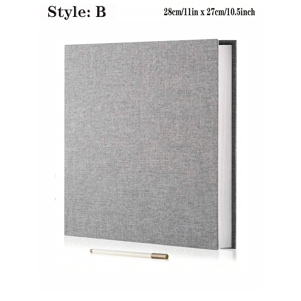 Linen Photo Album Self Adhesive Scrapbook Album For Pictures 17