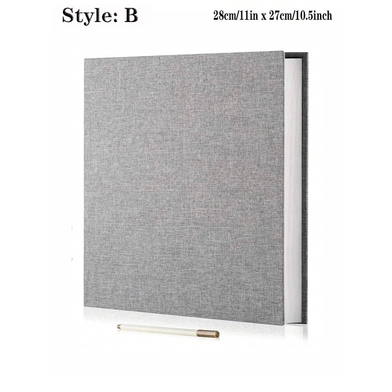 Linen Photo Album Self Adhesive Scrapbook Album For Pictures 17