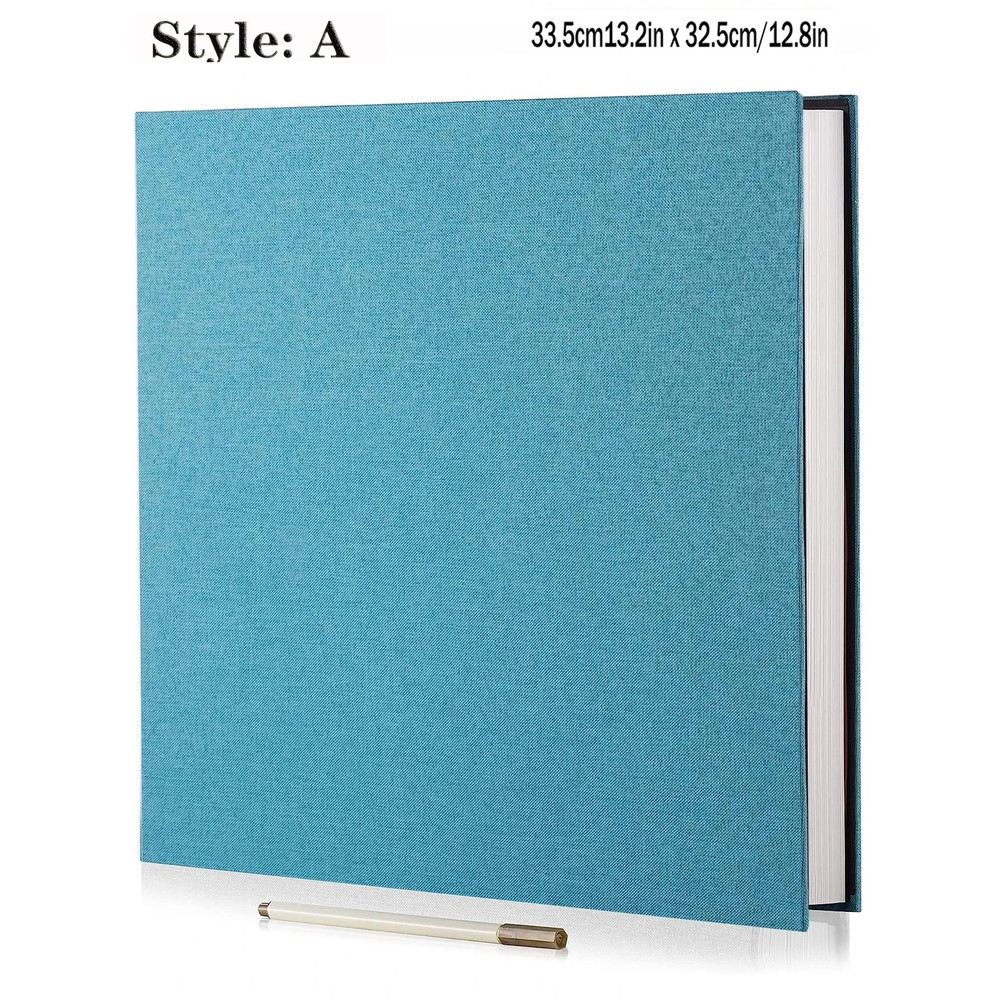 Linen Photo Album Self Adhesive Scrapbook Album For Pictures 18