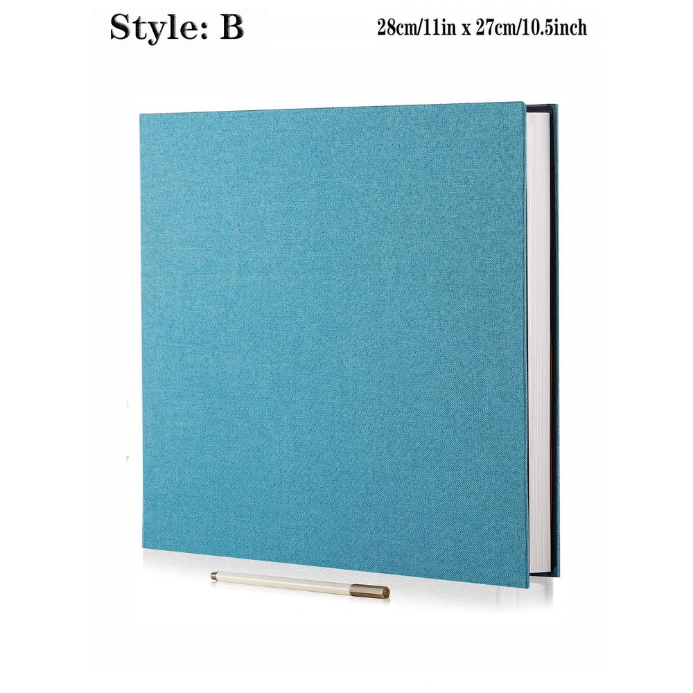 Linen Photo Album Self Adhesive Scrapbook Album For Pictures 19