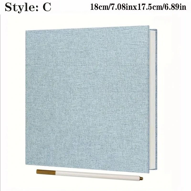 Linen Photo Album Self Adhesive Scrapbook Album For Pictures 20