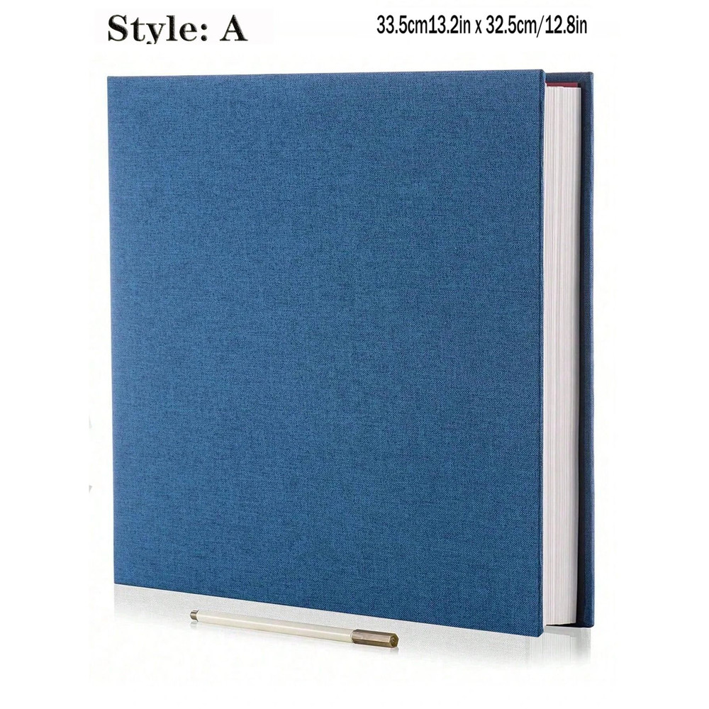 Linen Photo Album Self Adhesive Scrapbook Album For Pictures 21