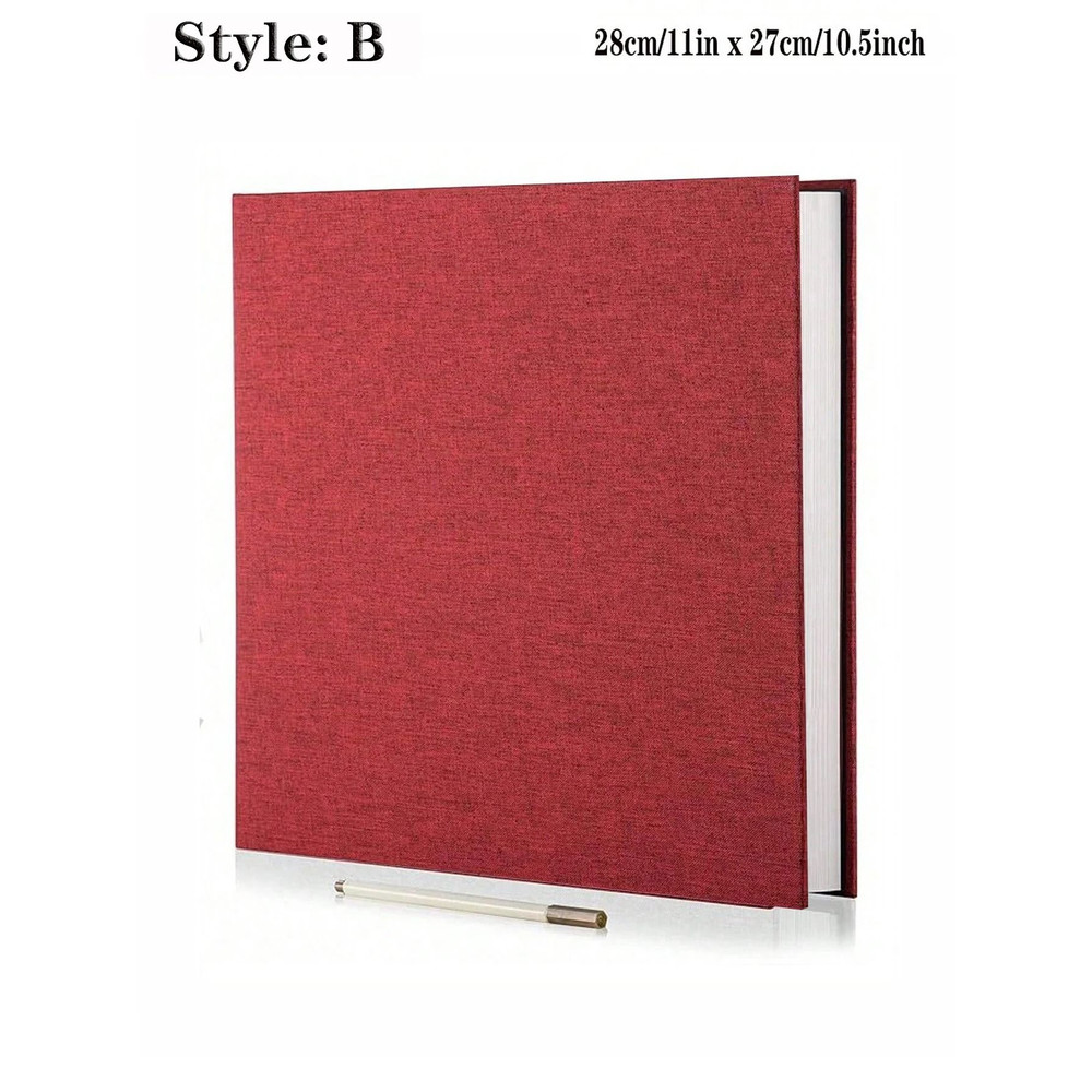 Linen Photo Album Self Adhesive Scrapbook Album For Pictures 26