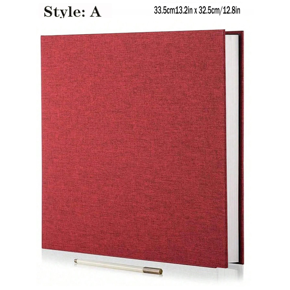 Linen Photo Album Self Adhesive Scrapbook Album For Pictures 27