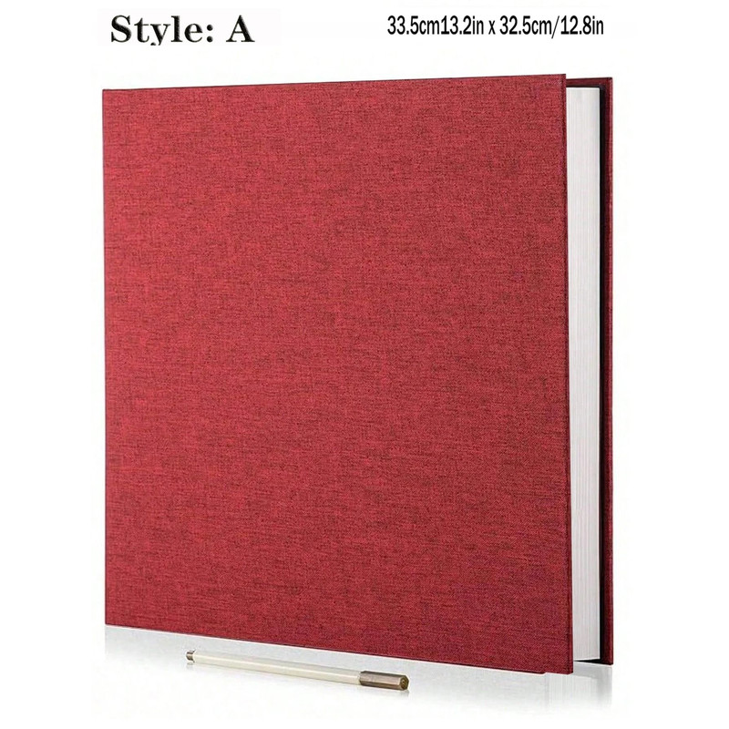 Linen Photo Album Self Adhesive Scrapbook Album For Pictures 27