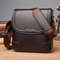 Men Leather Shoulder Bag Waterproof Business Travel Tote Messenger Bag 9