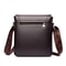 Men Leather Shoulder Bag Waterproof Business Travel Tote Messenger Bag 5