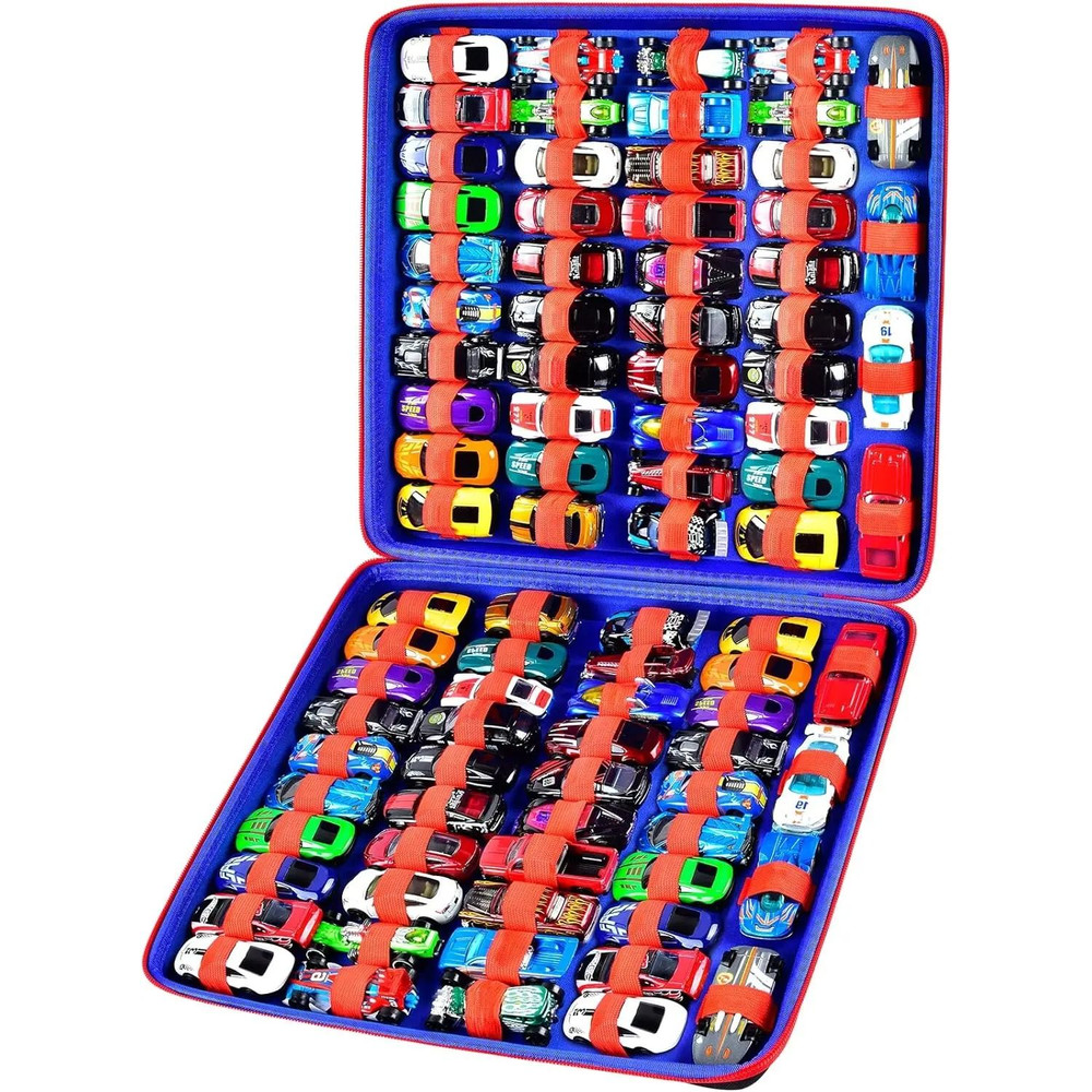 Toy Car Storage Organizer Case For Hot Wheels And Matchbox Cars With 88 Slot Capacity 7