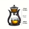 Lazy Kung Fu Glass Tea Set With Infuser And Magnetic Semi Automatic Drip 5