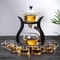 Lazy Kung Fu Glass Tea Set With Infuser And Magnetic Semi Automatic Drip 7